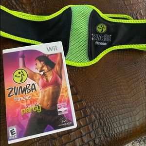 Wii Zumba with belt